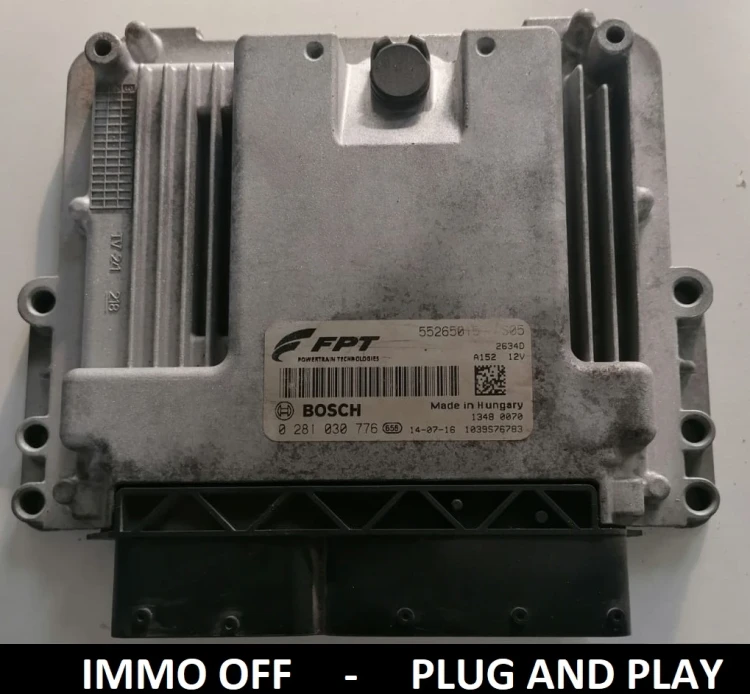 55265015 0281030776 Bosch engine control unit Fiat Doblo 1.6 Multijet
