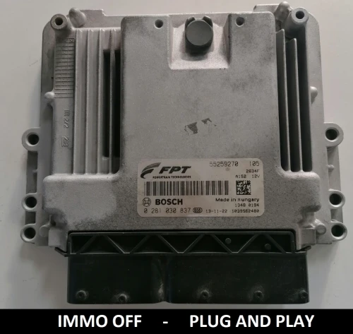 55259270 0281030837 centralina do motor Bosch Fiat Doblo