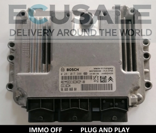 IMMO OFF ECU controller 0281017388 9666986880 PEUGEOT CITROEN .webp