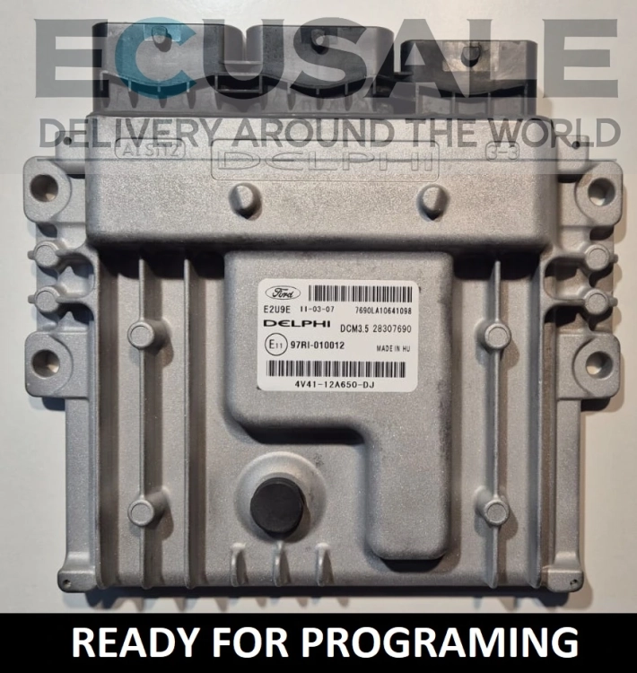 ECU Engine 28307690 AV41-12A650-DJ DCM3.5 Ford Kuga