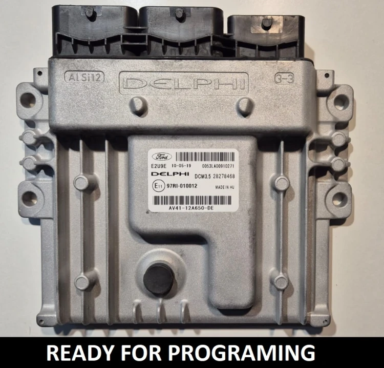 AV41-12A650-DE 28278468 Ford 2.0 TDCi engine control unit Delphi DCM3.5