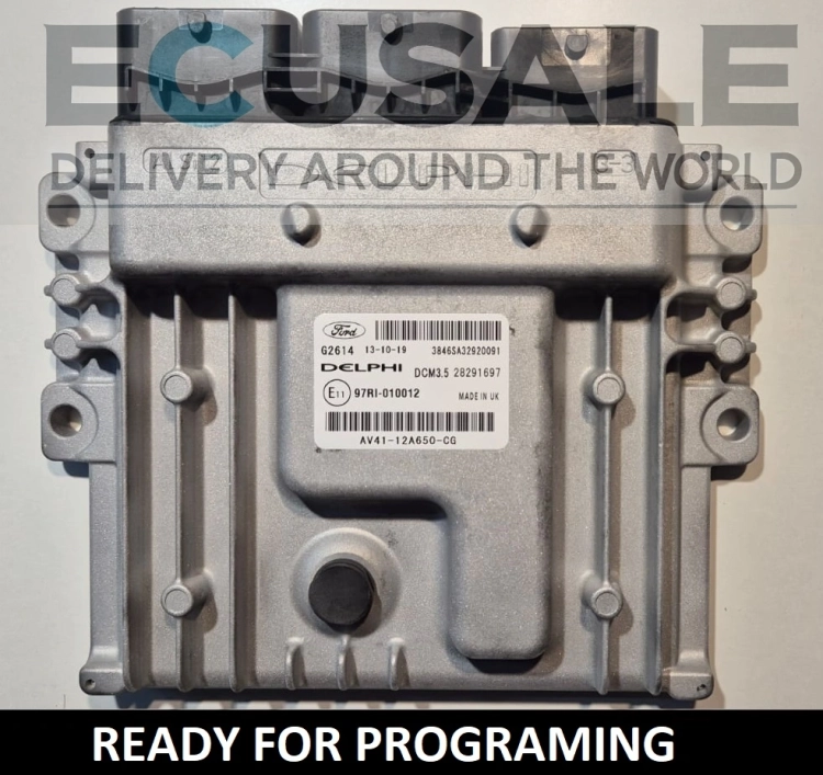 Ecu controller wiht number  AV41-12A650-CG 28291697 DCM3.5 FORD centralina do motor