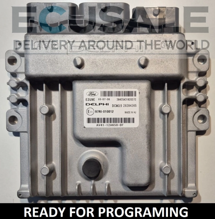 ECU FORD AV41-12A650-DF 28284365 DCM3.5  AV4112A650DF .webp
