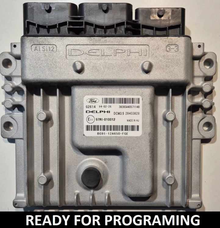 BG91-12A650-FGE 28403828 Ford 2.0 TDCi engine control unit Delphi DCM3.5