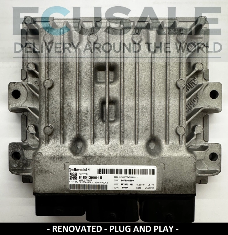 ECU SID 208 DUCATO SID208 S180129001E 9679061580 centralita de motor