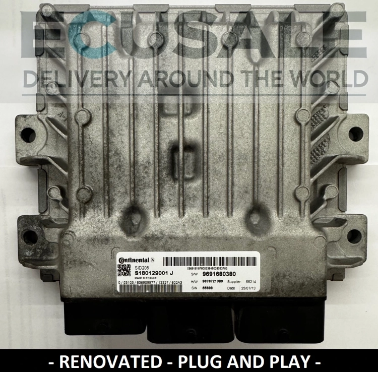 ecu SID208 S180129001J DUCATO JUMPER BOXER 9691680380 centralita de motor