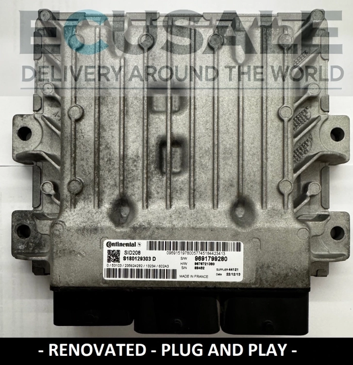 Centralina del Motore ecu S180129303D DUCATO JUMPER BOXER 9691799280  SID208