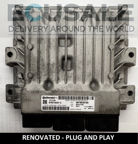 Centralita de Motor ecu SID208 S180129201C DUCATO JUMPER BOXER 9678936180