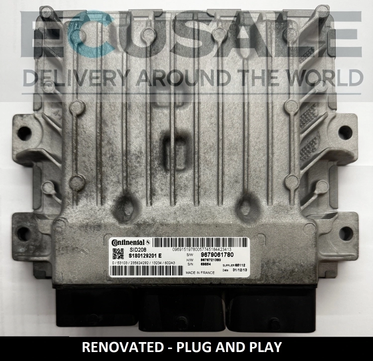 ecu SID208 S180129201E DUCATO JUMPER BOXER 9679061780 Centralina do Motor