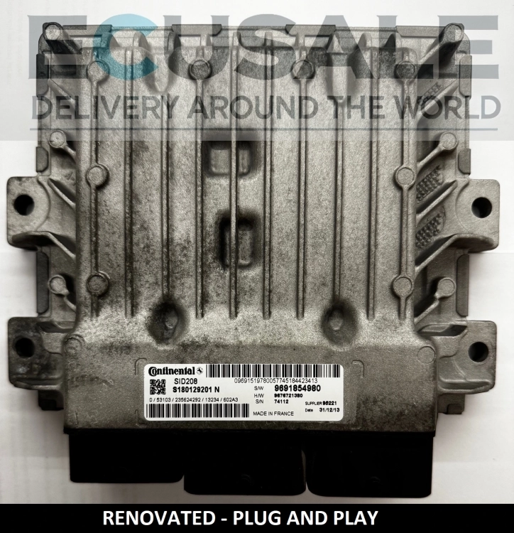 Centralina del Motore ecu do S180129201N  SID208 DUCATO JUMPER BOXER 9691854980