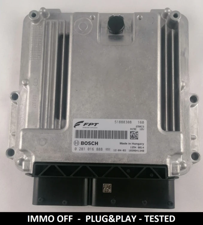 51888308 0281016888 Bosch engine control unit Fiat Ducato 3.0
