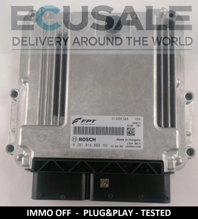 ECU 0281016888 51888308 IMMO OFF centralina do motor