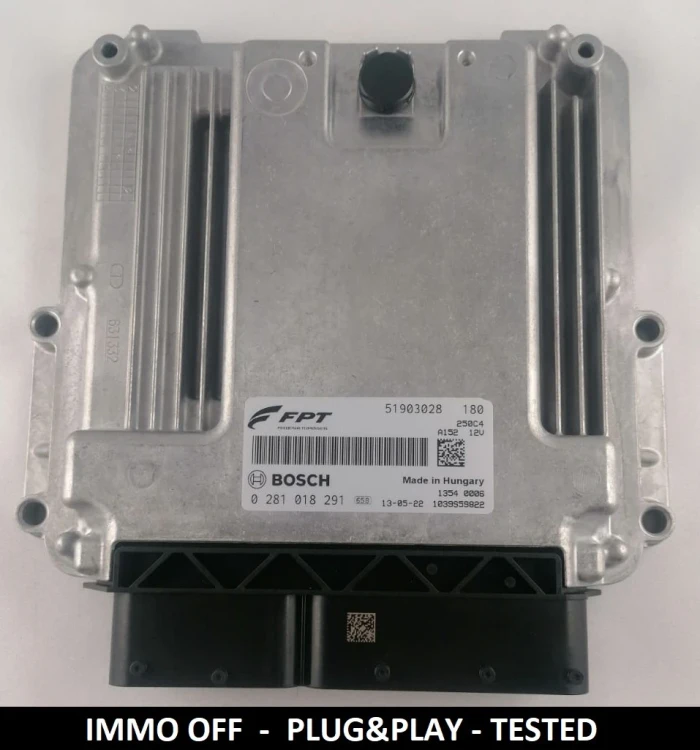51903028 0281018291 sterownik silnika Bosch Fiat Ducato 3.0