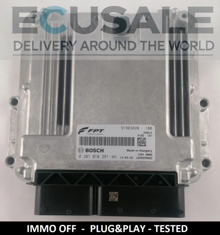 Motorsteuergerät 0281018291 51903028 Fiat Ducato Peugeot Boxer Citroen Jumper 3.0 Plug Play