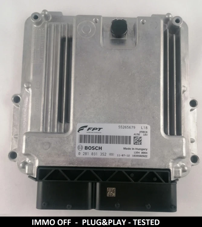 55265679 0281031352 centralina do motor Bosch Fiat Ducato 3.0