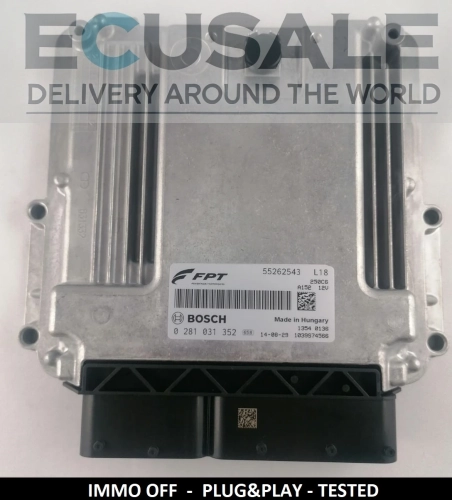 Calculateur Moteur Fiat  ducato 55262543 0281031352 .webp