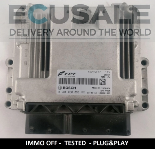 55255607 0281030093 ECU engine controller Bosch EDC17C49 Ducato Boxer Jumper 2.0 Virgin Plug and Play