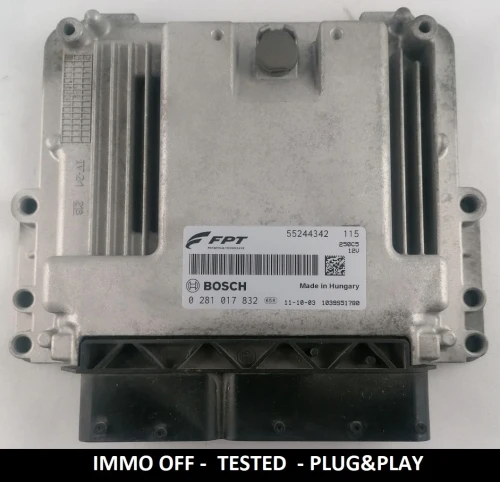 55244342 0281017832 sterownik silnika Bosch Fiat Ducato 2.0