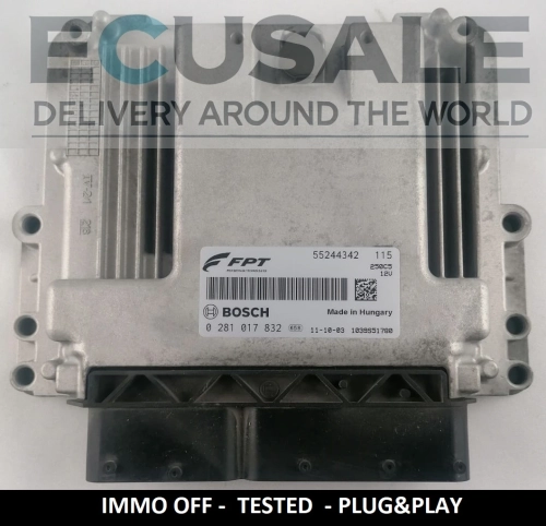 steuergerät 55244342 0281017832 DUCATO BOXER  immo off