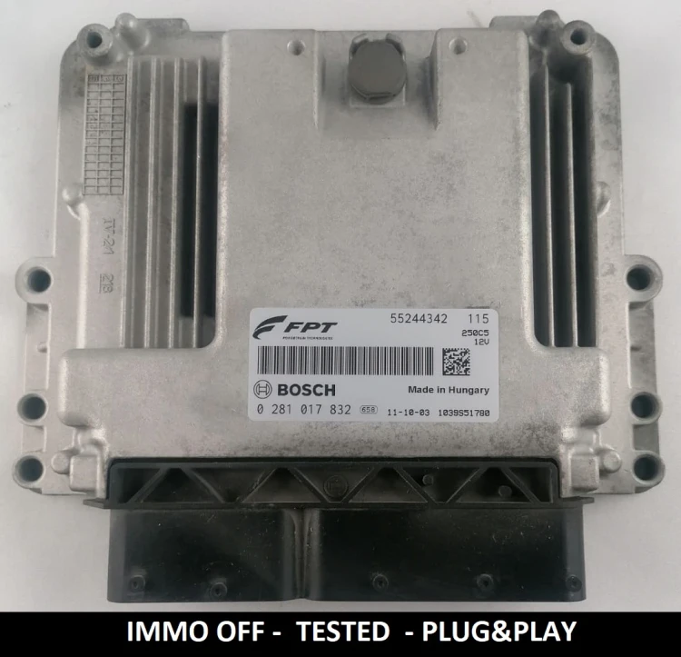 55244342 0281017832 centralina do motor Bosch Fiat Ducato 2.0