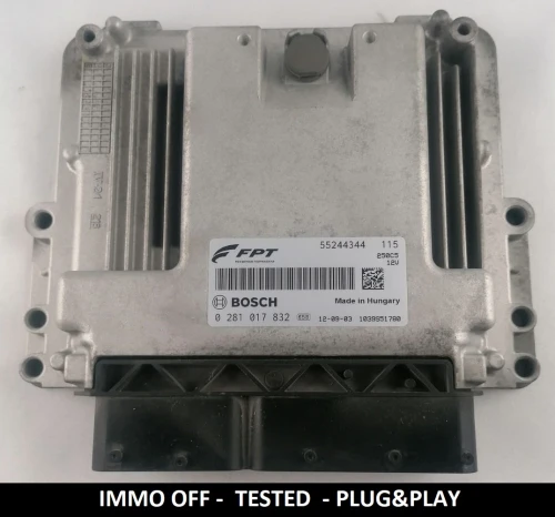 55244344 0281017832 sterownik silnika Bosch Fiat Ducato 2.0