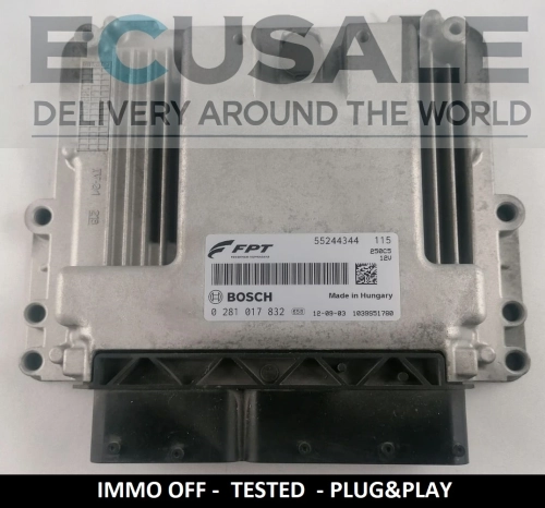 centralina motore 55244344 0281017832 IMMO OFF PLUG AND PLAY