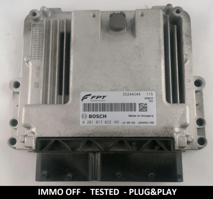 55244344 0281017832 Bosch engine control unit Fiat Ducato 2.0