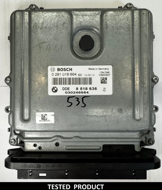 8518636 0281018664 centralina motore BMW 2.0 Diesel DDE8518636 F10 / F11