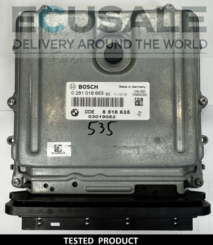 ecu DDE8518635 0281018663 BMW