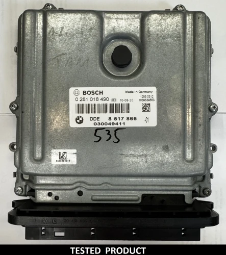 8517866 0281018490 centralina do motor BMW 2.0 Diesel DDE8517866 F10 / F11