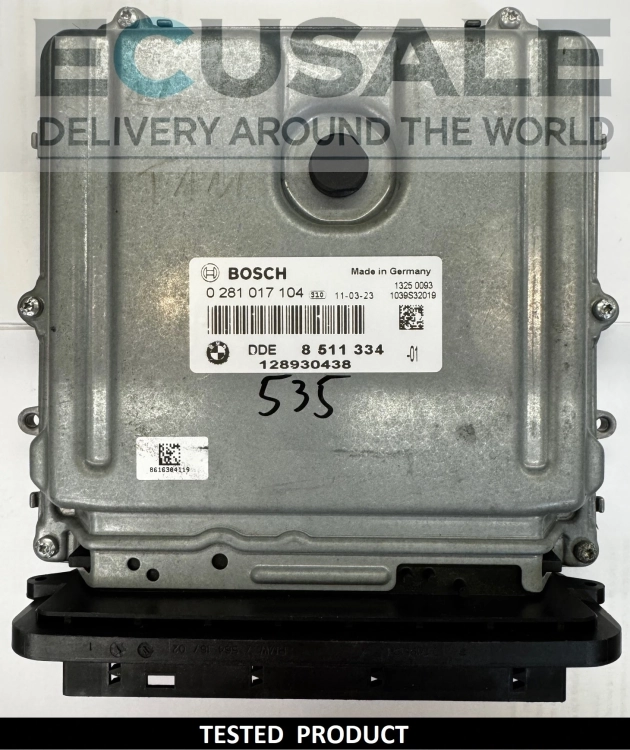 ecu  BMW DDE8511334 0281017104 CENTRALINA DO MOTOR