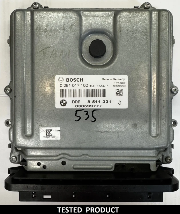 8511331 0281017100 centralita de motor BMW 2.0 Diésel DDE8511331