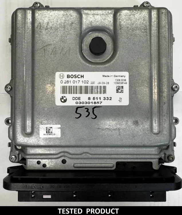 8511332 0281017102 centralina do motor BMW 2.0 Diesel DDE8511332
