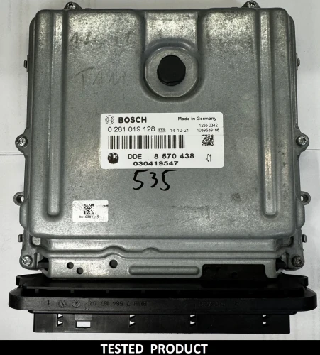 8570438 0281019128 sterownik silnika BMW 2.0 Diesel DDE8570438
