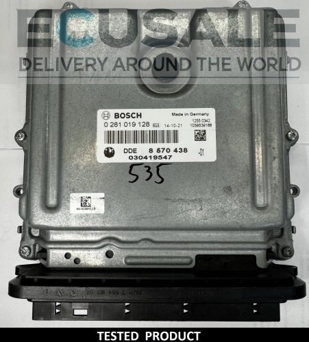 ecu BMW DDE8570438 0281019128