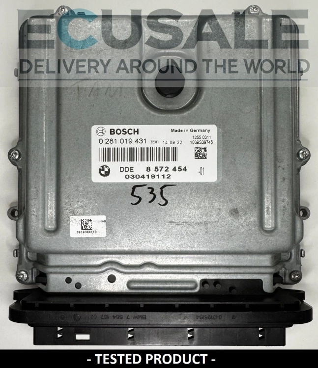 ecu BMW 2.0 DDE8572454 0281019431 CENTRALINA