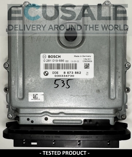 ecu BMW DDE8573562 0281019686 STEUERGERÄT