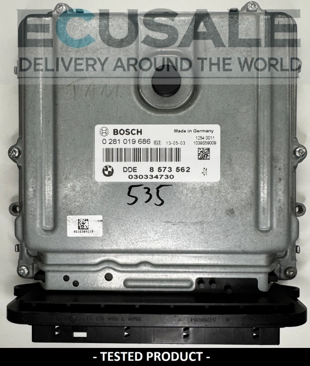 ecu BMW DDE8573562 0281019686 STEUERGERÄT