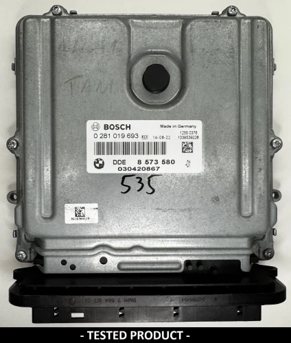 8573580 0281019693 engine control unit BMW 2.0 Diesel DDE8573580
