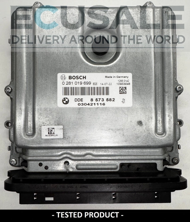 ecu BMW 2.0 diesel  DDE8573582 0281019699 CENTRALINA