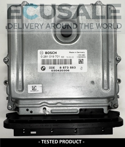 ecu BMW 2.0 diesel DDE8573583 0281019701 CENTRALINA DO MOTOR