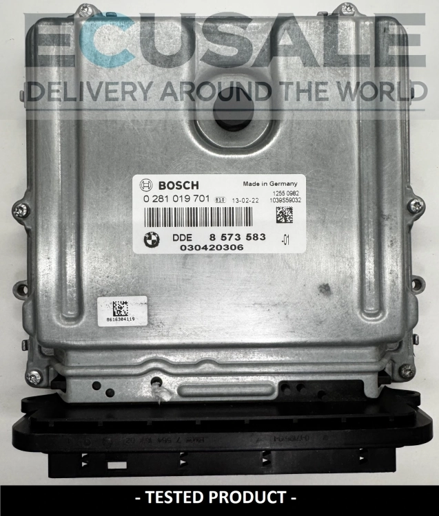 ecu BMW 2.0 diesel DDE8573583 0281019701 CENTRALINA
