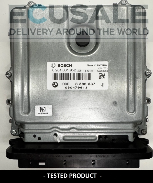 ecu BMW 525 diésel DDE 8586537 0281031952 CENTRALINA DO MOTOR