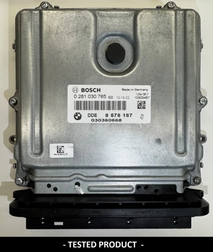 8578187 0281030765 centralina do motor BMW 2.0 Diesel DDE8578187