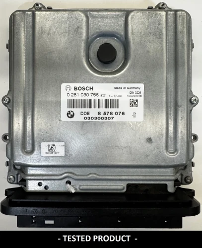 8578076 0281030756 centralina do motor BMW 2.0 Diesel DDE8578076