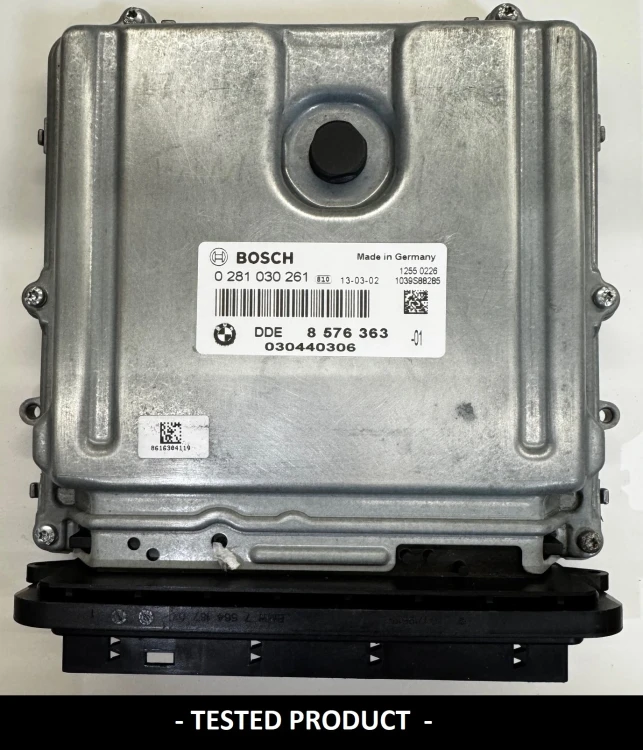 8576363 0281030261 centralina do motor BMW 2.0 Diesel DDE8576363