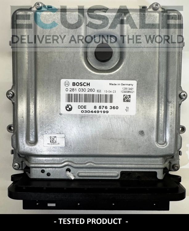 ecu BMW DDE 8576360 0281030260 centralina do motor