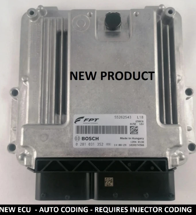 55262543 0281031352 new Bosch engine control unit Fiat Ducato 3.0