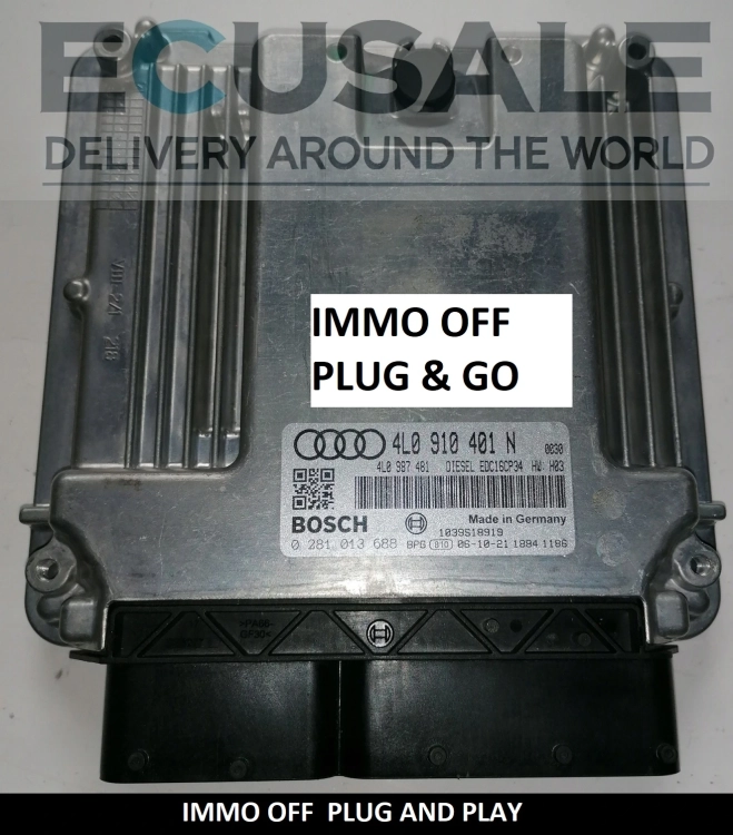 ecu 4L0910401N AUDI Q7 3.00 281013688 STEUERGERÄT