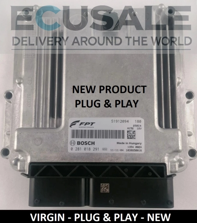 new ecu 0281018291 51912094 DUCATO IMMO OFF